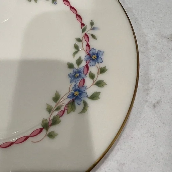 Vintage Lenox Belvidere Bread Plate 3 Piece Set -‎ Discontinued - Picture 5 of 7